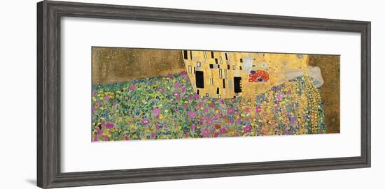 The Kiss, 1907-08 (Detail)-Gustav Klimt-Framed Giclee Print