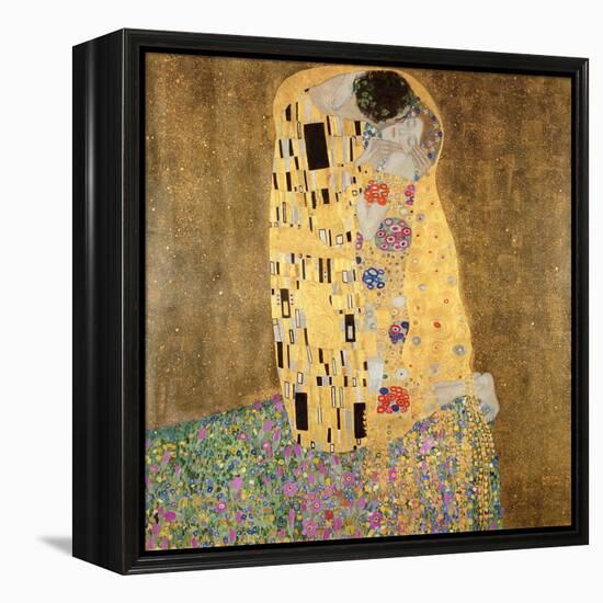 The Kiss, 1907-08-Gustav Klimt-Framed Premier Image Canvas