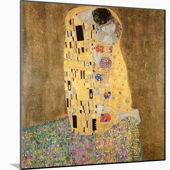 The Kiss, 1907-08-Gustav Klimt-Mounted Premium Giclee Print