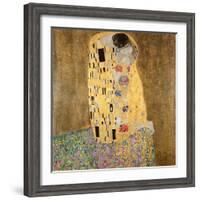 The Kiss, 1907-08-Gustav Klimt-Framed Giclee Print