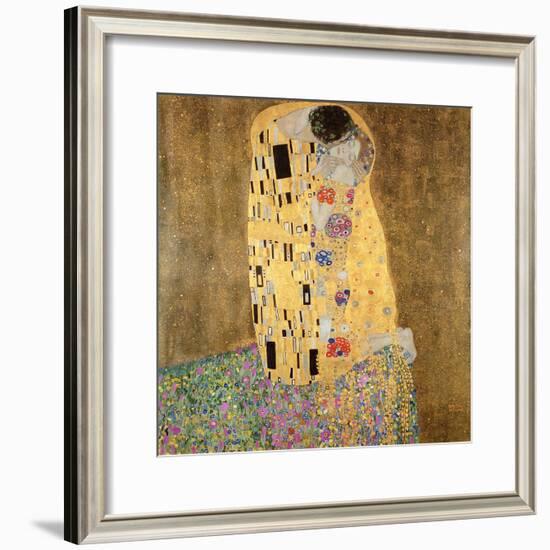 The Kiss, 1907-08-Gustav Klimt-Framed Giclee Print