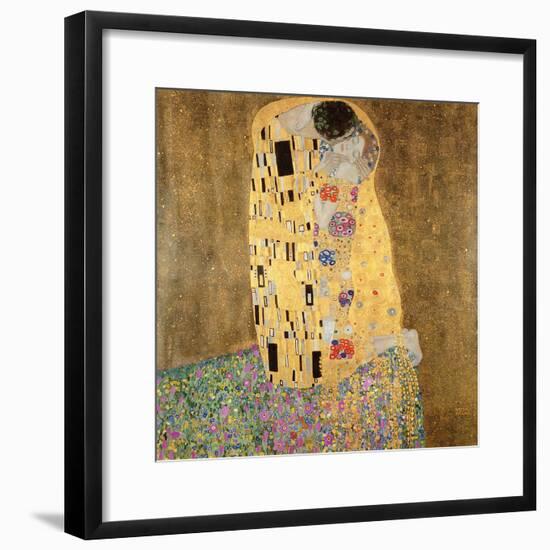 The Kiss, 1907-08-Gustav Klimt-Framed Giclee Print