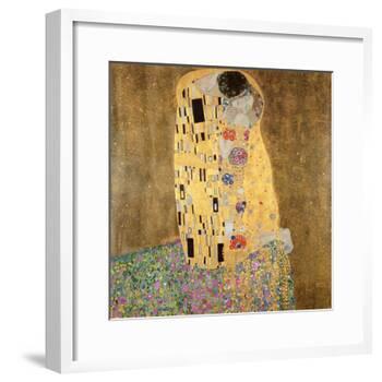 The Kiss, 1907-08-Gustav Klimt-Framed Giclee Print