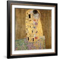The Kiss, 1907-08-Gustav Klimt-Framed Giclee Print