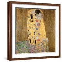 The Kiss, 1907-08-Gustav Klimt-Framed Giclee Print