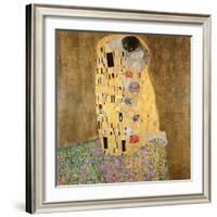 The Kiss, 1907-08-Gustav Klimt-Framed Giclee Print