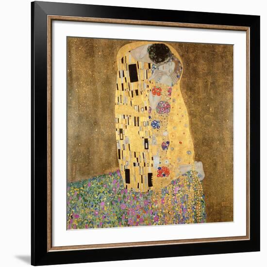 The Kiss, 1907-08-Gustav Klimt-Framed Giclee Print