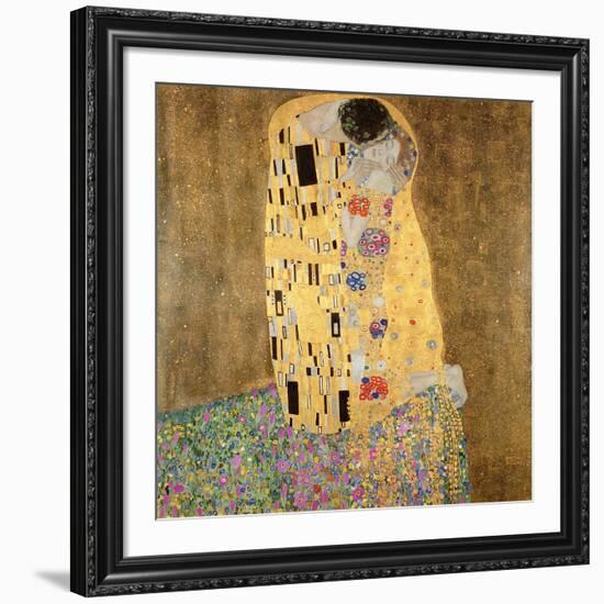 The Kiss, 1907-08-Gustav Klimt-Framed Giclee Print