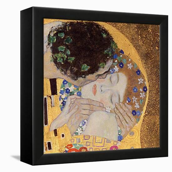 The Kiss, 1907-08-Gustav Klimt-Framed Premier Image Canvas