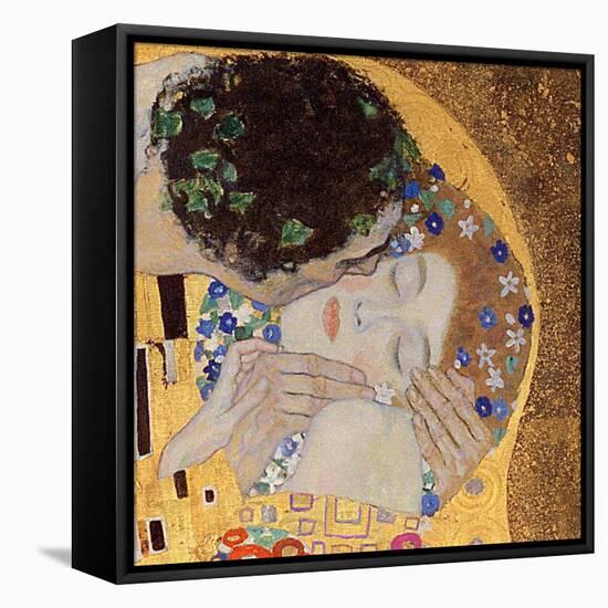 The Kiss, 1907-08-Gustav Klimt-Framed Premier Image Canvas