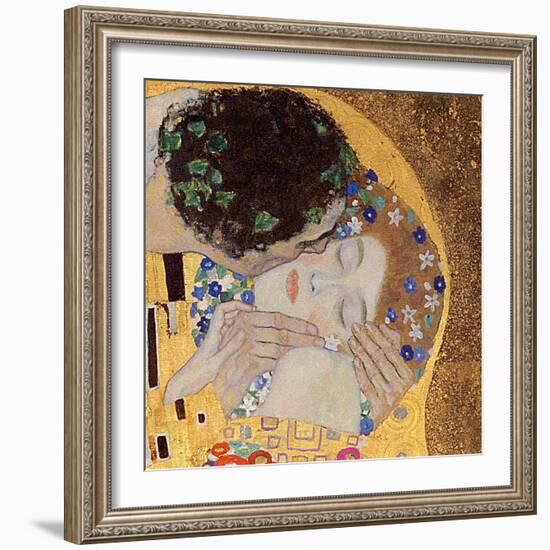 The Kiss, 1907-08-Gustav Klimt-Framed Giclee Print