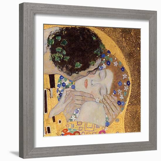 The Kiss, 1907-08-Gustav Klimt-Framed Giclee Print