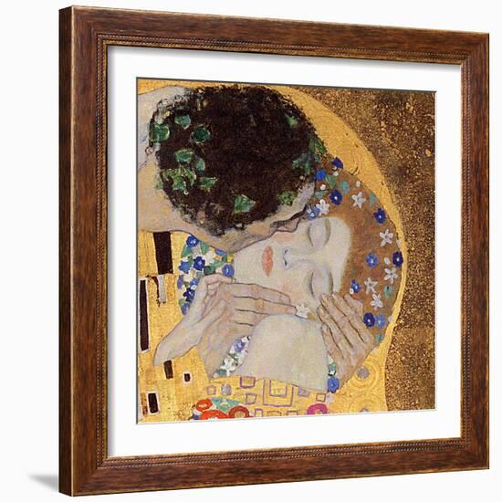 The Kiss, 1907-08-Gustav Klimt-Framed Giclee Print