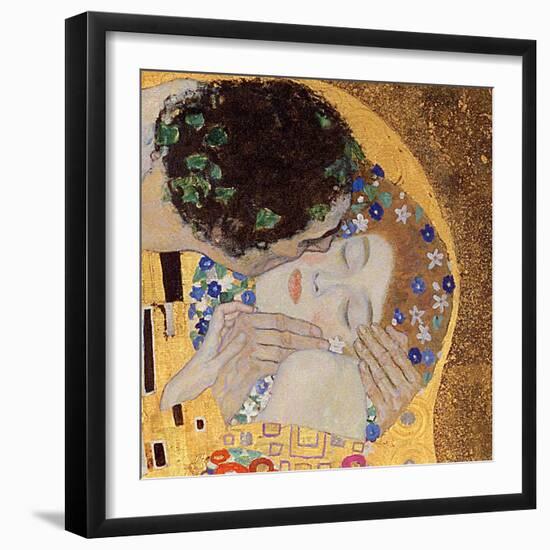 The Kiss, 1907-08-Gustav Klimt-Framed Giclee Print