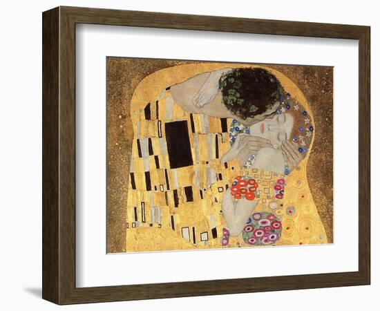 The Kiss, 1907-08-Gustav Klimt-Framed Premium Giclee Print