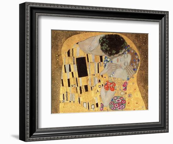 The Kiss, 1907-08-Gustav Klimt-Framed Giclee Print