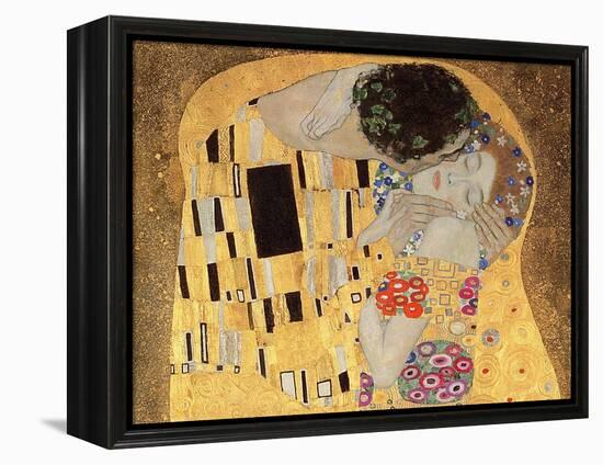 The Kiss, 1907-08-Gustav Klimt-Framed Premier Image Canvas