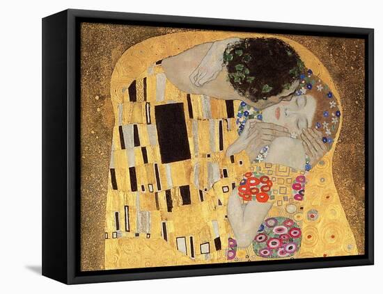 The Kiss, 1907-08-Gustav Klimt-Framed Premier Image Canvas