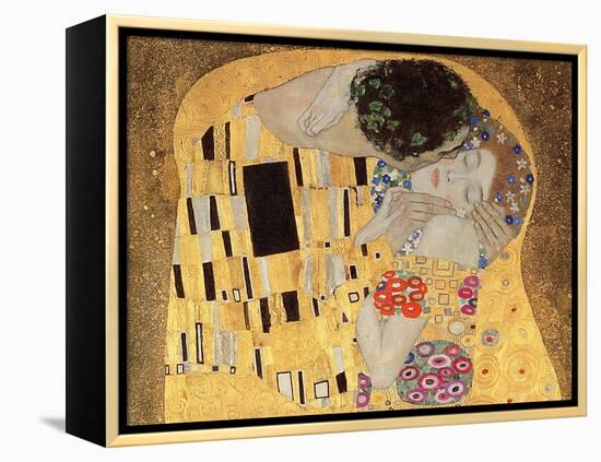 The Kiss, 1907-08-Gustav Klimt-Framed Premier Image Canvas