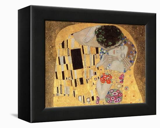 The Kiss, 1907-08-Gustav Klimt-Framed Premier Image Canvas