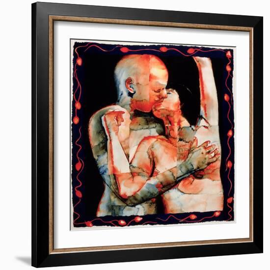 The Kiss, 1987-Graham Dean-Framed Giclee Print