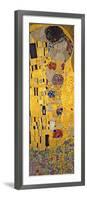 The Kiss, c.1907 (detail)-Gustav Klimt-Framed Art Print