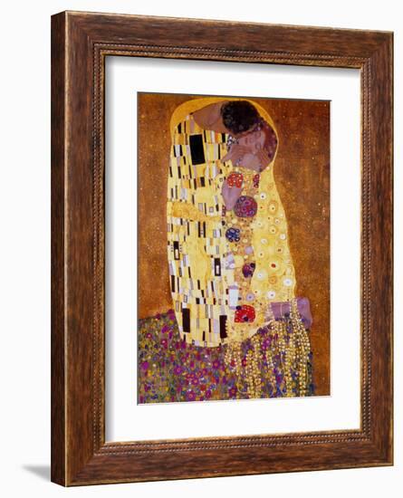 The Kiss, c.1907-Gustav Klimt-Framed Art Print