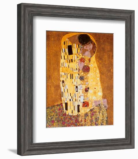 The Kiss, c.1907-Gustav Klimt-Framed Art Print