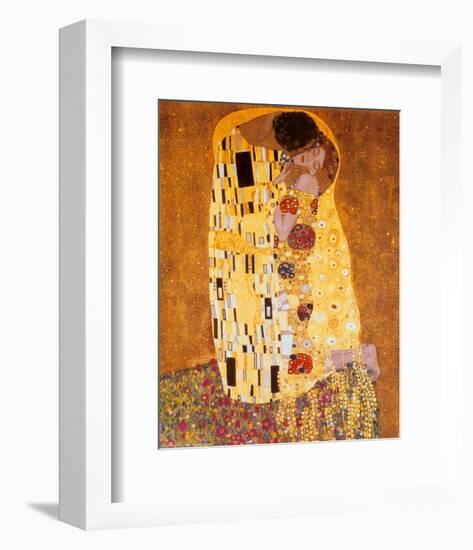 The Kiss, c.1907-Gustav Klimt-Framed Art Print