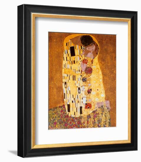 The Kiss, c.1907-Gustav Klimt-Framed Art Print