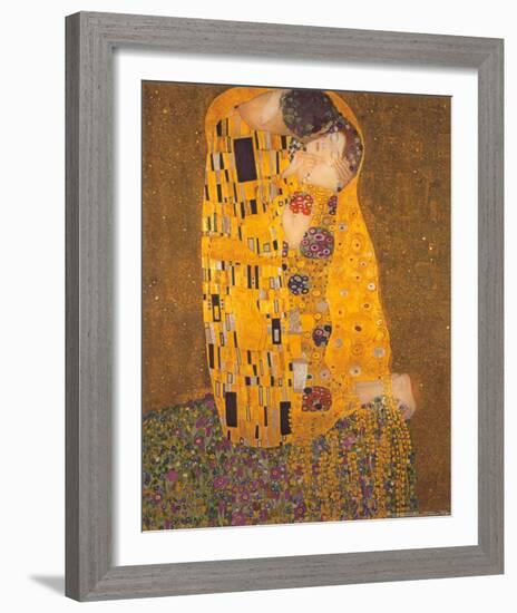 The Kiss, c.1907-Gustav Klimt-Framed Art Print