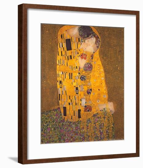 The Kiss, c.1907-Gustav Klimt-Framed Art Print