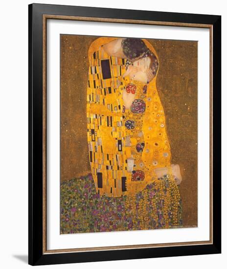 The Kiss, c.1907-Gustav Klimt-Framed Art Print