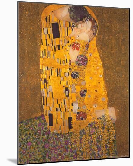 The Kiss, c.1907-Gustav Klimt-Mounted Art Print
