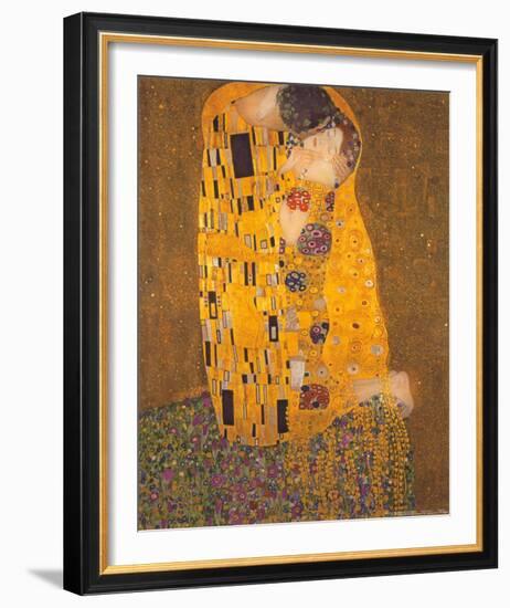 The Kiss, c.1907-Gustav Klimt-Framed Art Print