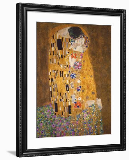 The Kiss, c.1907-Gustav Klimt-Framed Art Print