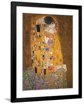 The Kiss, c.1907-Gustav Klimt-Framed Art Print