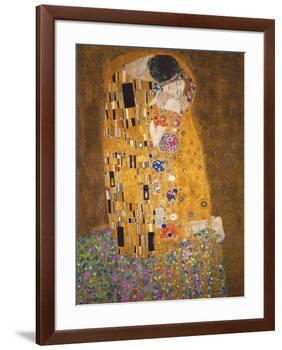 The Kiss, c.1907-Gustav Klimt-Framed Art Print