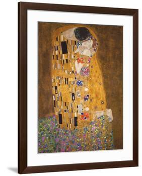 The Kiss, c.1907-Gustav Klimt-Framed Art Print