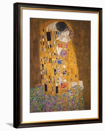 The Kiss, c.1907-Gustav Klimt-Framed Art Print