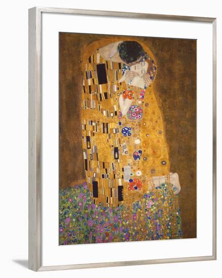 The Kiss, c.1907-Gustav Klimt-Framed Art Print