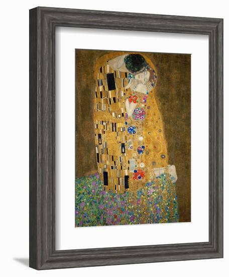 The Kiss, c.1907-Gustav Klimt-Framed Art Print