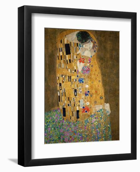 The Kiss, c.1907-Gustav Klimt-Framed Art Print