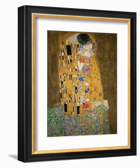 The Kiss, c.1907-Gustav Klimt-Framed Art Print