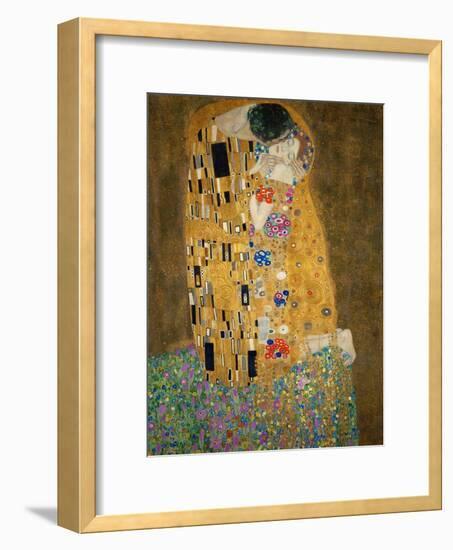 The Kiss, c.1907-Gustav Klimt-Framed Premium Giclee Print