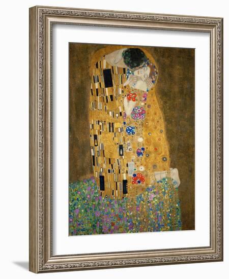 The Kiss, c.1907-Gustav Klimt-Framed Art Print