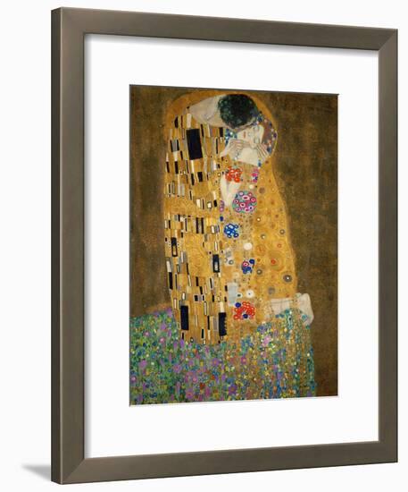 The Kiss, c.1907-Gustav Klimt-Framed Art Print