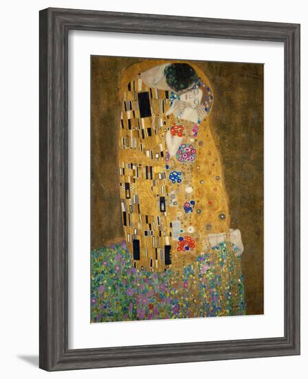 The Kiss, c.1907-Gustav Klimt-Framed Art Print