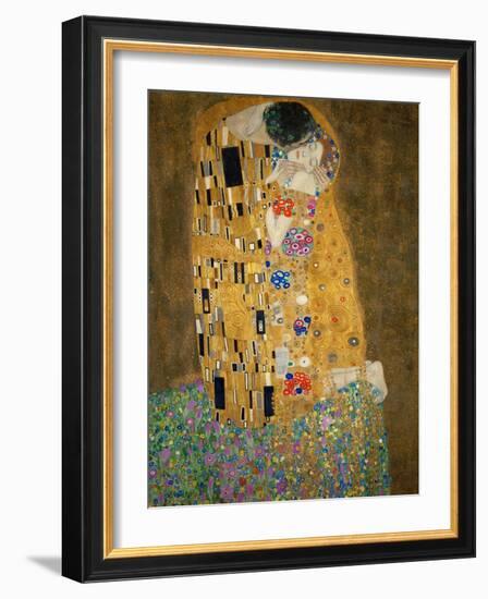 The Kiss, c.1907-Gustav Klimt-Framed Art Print