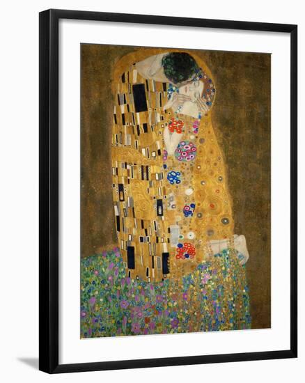 The Kiss, c.1907-Gustav Klimt-Framed Art Print